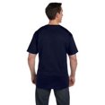thumbnail image 2 of The Hanes 61 oz Beefy-T with Pocket - NAVY - 3XL, 2 of 2