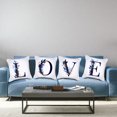 thumbnail image 3 of Teissuly Watercolor Letter Pillowcase Peach Skin Printing English Home Pillowcase Sofa Cushion Teissuly WER202312136369, 3 of 4