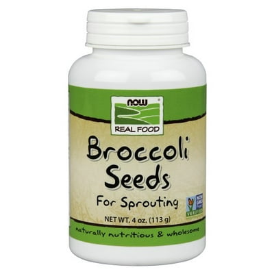 NOW Foods Sprouted Seed, Broccoli, 4 Oz