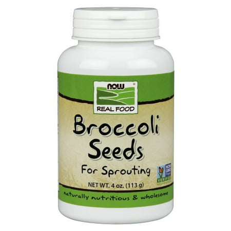 NOW Foods Sprouted Seed, Broccoli, 4 Oz