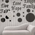 thumbnail image 5 of Autocollant Mural Cercle Solide Amour Vie Rire Rouge, 5 of 5