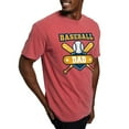 thumbnail image 4 of CafePress - Baseball Dad T Shirt - Mens Comfort Colors Shirt, 4 of 5