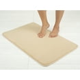 thumbnail image 1 of Alfombra de baño American Soft Linen, 54 x 81 cm, mullida y antideslizante, color beige, 1 of 7