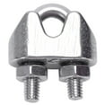 thumbnail image 5 of 2mm 1/16 Inch Stainless Steel Wire Rope Cable Clamp Fastener 12pcs, 5 of 8
