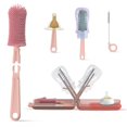thumbnail image 4 of Kit limpiador de biberones TRENWO para viaje con escurridor, libre de BPA, 4 of 8