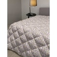 thumbnail image 2 of Leaves Down Alternative Comforter, Flourishing Branches Pattern with Natural Fresh Foliage Mother Earth, Microfiber Quilt for All Season, 5 Sizes, Cadet Blue Coconut Cream, by Ambesonne, 2 of 3