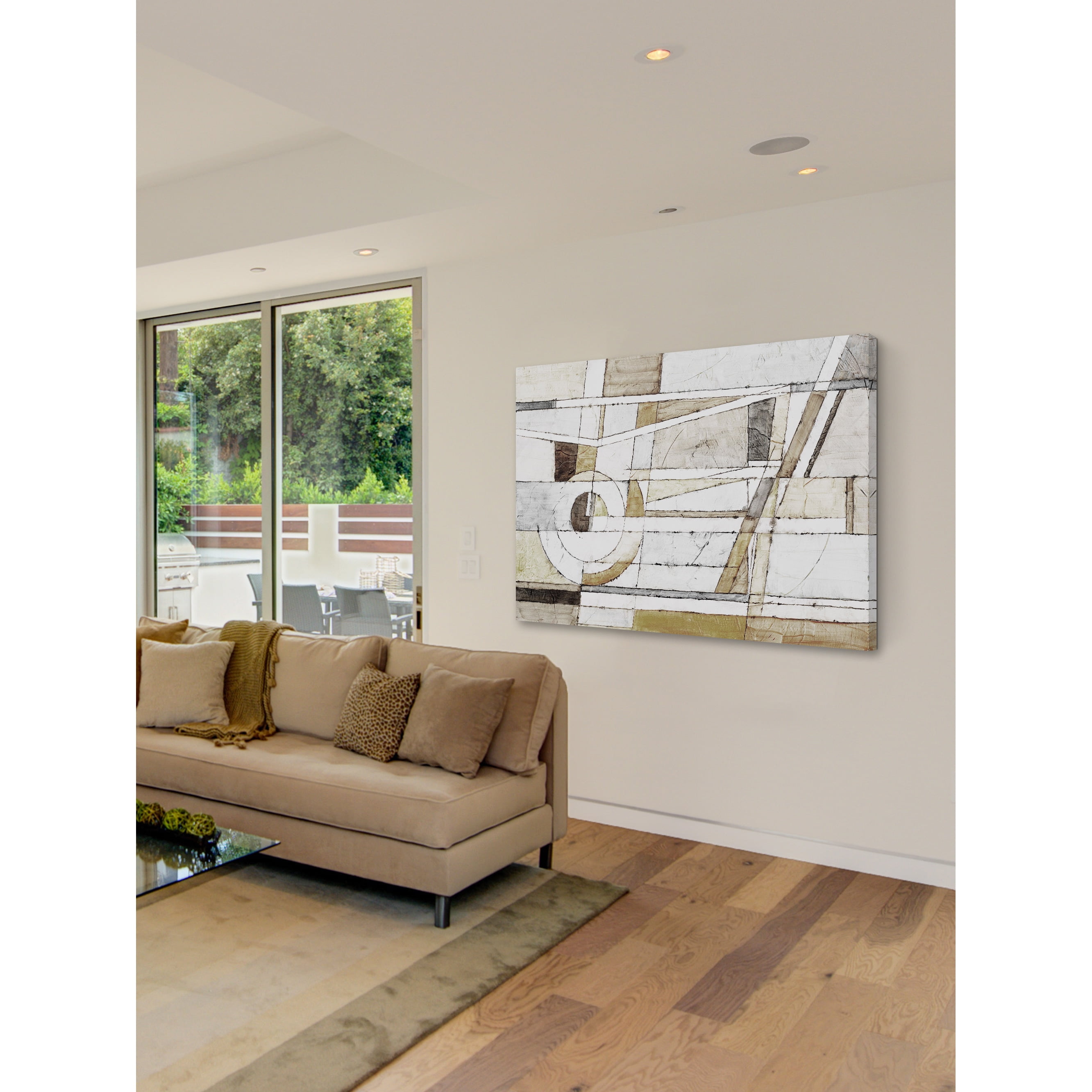 "Pieces" Painting Print on Wrapped Canvas