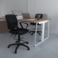 thumbnail image 2 of Boss Office Products Fabric Drafting Stool with Loop Arms in Black, 2 of 8