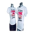 thumbnail image 1 of Playera Duo Parejas 2 Piezas Estampado de Cochinitos Color Blanco Talla Grande Marca Emil SaEs, 1 of 4