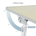 thumbnail image 3 of Height & Angle Adjustable Laptop Stand, Foldable Portable Lap Desk Stand for 17" Laptops, Sofa Breakfast Tray Table for Reading and Writing, 3 of 10