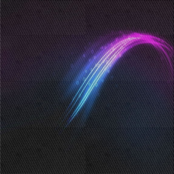 Ahgly Company Indoor Square Patterned Purple Navy Blue Novelty Area Rugs, 8' Square