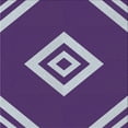 thumbnail image 1 of Ahgly Company Machine Washable Indoor Square Transitional Indigo Purple Area Rugs, 9' Square, 1 of 7