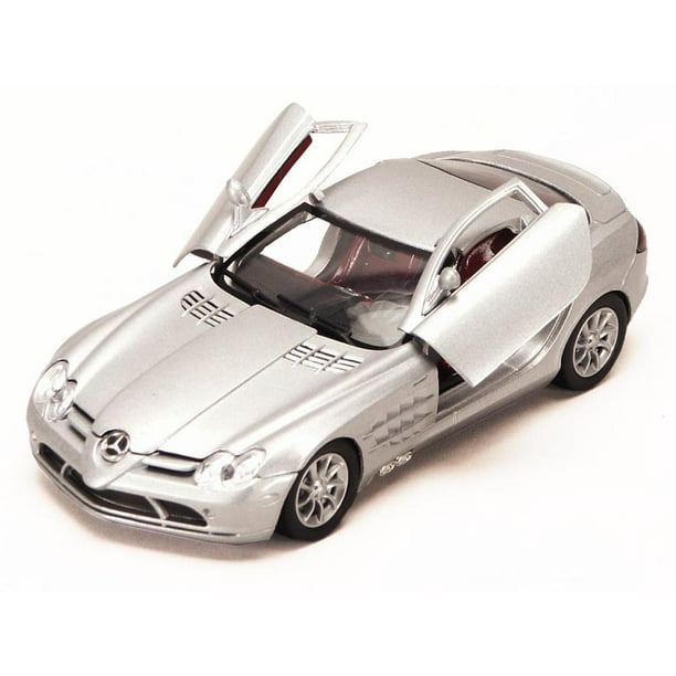 Mercedes Benz Slr Mclaren Silver Motormax 73306 1 24 Scale Diecast Model Toy Car Walmart Com