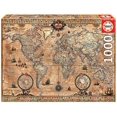 thumbnail image 2 of Educa Antique World Map 1000-Piece Puzzle, Brown, (15159), 2 of 3