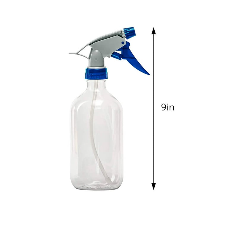 CORQUE Heavy Duty Empty Spray Bottles (4 Pack, 16 oz), Fully Adjustable  Nozzle (Mist to Stream)