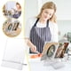 thumbnail image 1 of Base de cocina acrílica, estante para libro de recetas, ajustable, moderna, para cocina, sala, dormitorio, exhibidor, soporte, plástico transparente, para recetas, decoración\ Blahzhy, 1 of 9