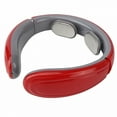thumbnail image 5 of XIRQI Wireless Pulse Neck Massager 6 Modes 9 Strengths Rechargeable Heating Neck Massage Device With Tens Patches,Red, 5 of 6