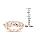 thumbnail image 3 of 14K Round Natural Diamond Ladies Ring (Rose Gold Size 6), 3 of 3