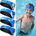 thumbnail image 1 of Diadema de natación HESTYA de neopreno con protección contra el agua para niños, 4 unidades, 1 of 7