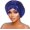 Navy blue, variant on Ladies Headscarf Auto Gele Headties Party Headdress Sequins Shiny Baotou Hat