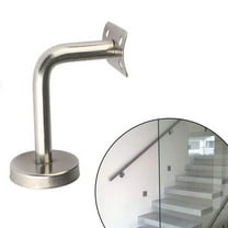 tooloflife Handrail Brackets Stair Handrail Bannister Rail Brackets Home Decoration 60mm-100mm Silver