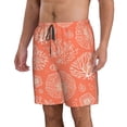 thumbnail image 2 of Bixox Men's he Marine Theme With Beautiful Corals printing Casual Classic Fit Short Summer Beach Shorts, 2 of 6