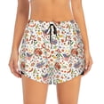 thumbnail image 4 of Lsque BBQ Party1 Printed Women's Running Shorts with Liner Pockets,Elastic Quick Dry Workout Athletic Gym Yoga Shorts,Womens High Waist Shorts-Small, 4 of 9
