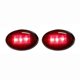 thumbnail image 2 of 2pcs Luz de Cola de Coche Laterales Lentes Para / 450 Rojo Fàcil de Instalar Cola luces de posición laterales llevadas, 2 of 7