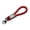 wine red, variant on Braided Rope Leather Car Keychain Leather & Metal Car Keys Rings Strong Automotive Accessory Suitable for Vehicle