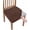 Brown, variant on Dining Chair Seat Covers Set of 6, Boho Sage Green Stripe Removable Washable Chair Cover Slipcovers, Abstract Geometric White Minimalist Dust-proof Stretch Chairs Cover Seat for Kitchen Decor