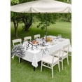 thumbnail image 4 of Outdoor Tablecloth with Umbrella Hole for Patio/Picnic/Party/Camping, Black Branches Waterproof Table Cloth Rectangle Table Cover Washable, Botanical Dead Tree Birds (52"x 70"), 4 of 8