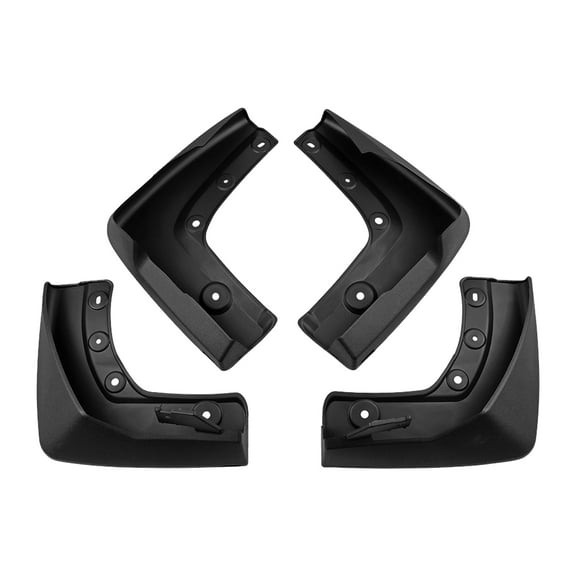 Mud Guards For Honda Pilot 2023 2024, Custom No Drilling Mudguards For Car Tire Protector, Front And Rear Splash Guards 4PCS-black