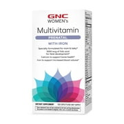 GNC Women's Prenatal Multivitamin Formula with Iron | Supports Pregnancy and Healthy Baby Development | Essential Nutrients Folic Acid, Zinc, Calcium plus B Vitamins | 120 Caplets