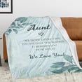 thumbnail image 2 of Aunt Gifts, Aunt Birthday Gift, Best Aunt Ever Gifts, Gifts for Aunts from Niece, Aunt Gift for Birthday Christmas Anniversary Mothers Day, Aunt Gifts from Nephew, Auntie Gifts Ideas Blankets 50"x60", 2 of 6