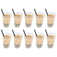 thumbnail image 2 of Milk Tea Charms, Dollhouse Mini Milk Tea Cups Adorable Interesting DIY  For Jewelry Craft DIY Earring, 2 of 8