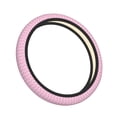 thumbnail image 3 of Goofa Breast Cancer Awareness5 Pattern Elastic Stretch Steering Wheel Cover,Universal 15 inch, Microfiber Breathable Ice Silk, Anti-Slip, Odorless, Easy Carry, 3 of 8