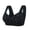 Black, variant on Front Closure Bras for Womens Wireless Push Up Bra No Underwire Full Coverage Daisy Bras for Older Women Everyday Bra Bralettes