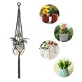 thumbnail image 3 of 2 st Macrame växt hängare hängande planter korg, stil 4, 3 of 5