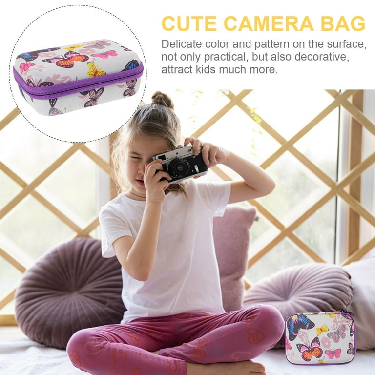 Camera Accessory Backpack Bag Small Girls Cube Cute Case Children s 600d Oxford Cloth Travel