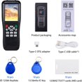 thumbnail image 5 of Lector de Copiadora de Tarjetas RFID NFC, Lector de Tarjetas Inteligentes NFC, Copiadora RFID, VersióN en IngléS ICopy X100 NFC ID IC Reader, 5 of 5