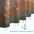 thumbnail image 6 of Brown Boho Night Landscape Pattern Shower Curtain 72"x84" ,Bathroom Decorative Shower Curtains Set with 12 Hooks,Modern Waterproof Washable Shower Curtain, 6 of 6