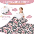 thumbnail image 3 of Pioneer Flower Floral Print Pattern Toddler Nap Mats for Kids Preschool,Sleeping Mat Bag or Kids,Toddler Sleeping Bag,Toddler Nap Mat or Daycare, 3 of 6