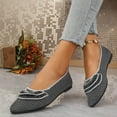 thumbnail image 4 of Quaouag Mules for Women Flats Comfortable Pointed Toe Women Mules, 4 of 7