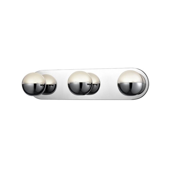 VL47321-CH-Kuzco Lighting-Pluto - 17W LED Bath Vanity-5 Inches Tall and 21 Inches Wide-Chrome Finish