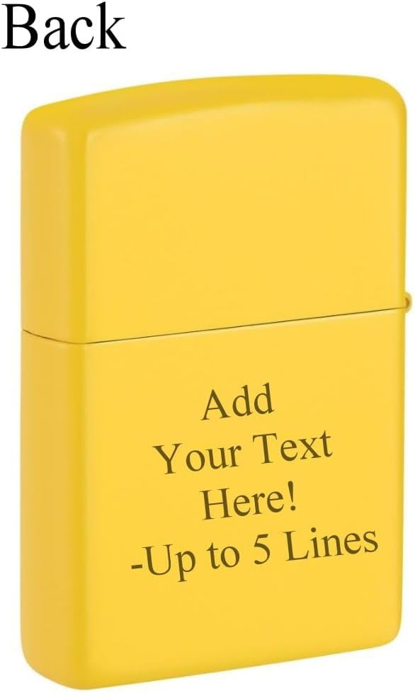 Zippo Lighter - Customized Message on Barn Quilt Sunflower Pocket Lighter 46586