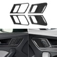 thumbnail image 1 of Real Bright Soft Car Interior Carbon Fiber Sticker Decoration4Pcs For Audi Q5 2018-2021 Carbon Fiber Interior Door Handle Frame CoverAuto Car Protection Interior Accessories, 1 of 8