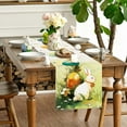 thumbnail image 4 of YingYouFu Easter Table Flag, Bow and Egg Printed Tablecloth Mat for Living Room Tea Table Decor, Spring Holiday Party Decoration and Home Dining Accessory, 4 of 8