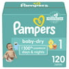 Pampers Baby-Dry size 1 from Walmart