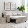 thumbnail image 3 of Linon Soren Sofa Bed, Gray, 3 of 23