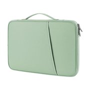 Unatoiry Laptop Bag Large Portable Protection Notebook Computer Handbags Briefcase Carrying Bags Case Electronic Travel Work Green 12.9-13inch